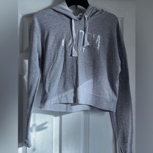 Victoria Secret Grey Cropped Sweater